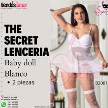 THE SECRET LENCERIA BABY DOLL BLANCO.